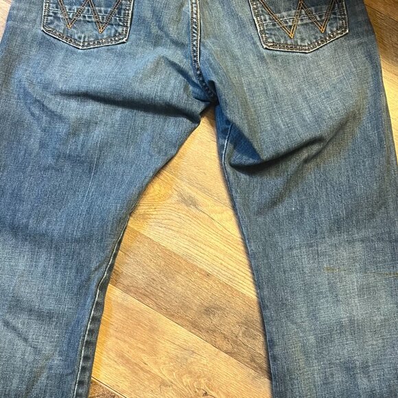 Wrangler Men's Retro Slim Fit Straight Leg Jeans 36x30 - Picture 2 of 7